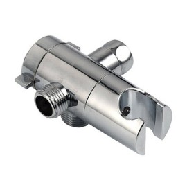 3-Way Shower Head Diverter Mount Combo Shower Arm Mounted Valve Fixer Bracket