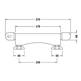 Interface Thread 3/4'' Nozzle Upward Type Tempreture Adjustable Shower Valve Faucet