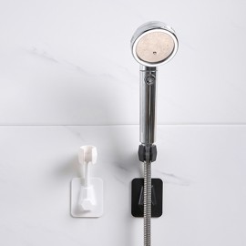 Shower Head Holder 360° Rotating Hose Base Adjustable Bracket Punch-free Bathroom Accessory