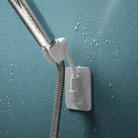 Shower Head Holder 360° Rotating Hose Base Adjustable Bracket Punch-free Bathroom Accessory