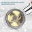 Propeller Pressurization Showerhead, Handheld High Pressure Shower Turbocharged Water Saving Small Barbarian Shower Left and Right 360° Rotatable