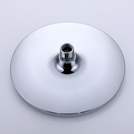 9 Inch Round Rain Showerhead G1/2 High Pressure Shower Head Bathroom Swivel Shower Head Ultra Thin Bath Rain Shower Head Replacement