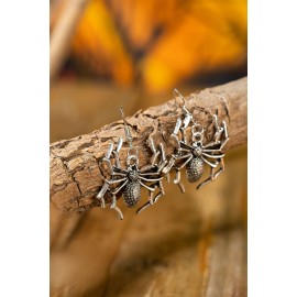 Halloween Alloy Spider Earrings