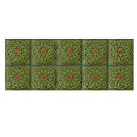 1PC Self Adhesive Retro Tile Stickers Waterproof PVC Removable Wall Stickers Decals for Kitchen Bathroom Home Tidy Protection