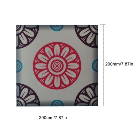 1PC Self Adhesive Retro Tile Stickers Waterproof PVC Removable Wall Stickers Decals for Kitchen Bathroom Home Tidy Protection
