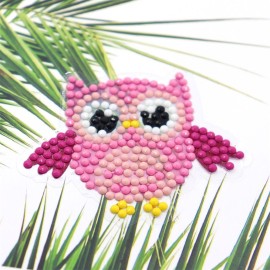 5D DIY Diamond Painting Cute Owls Diamond Painting Kits 6 PCS Diamond Painting Stickers for Kids Adult Beginners