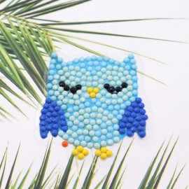 5D DIY Diamond Painting Cute Owls Diamond Painting Kits 6 PCS Diamond Painting Stickers for Kids Adult Beginners