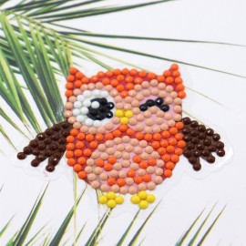 5D DIY Diamond Painting Cute Owls Diamond Painting Kits 6 PCS Diamond Painting Stickers for Kids Adult Beginners