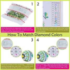 Diamond Painting DIY 5D Diamond Painting Special Shape Diamond Paintings Kits Arts Craft for Room Wall Decoration