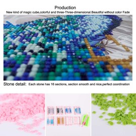 Round Diamond Rhinestones 5D DIY Diamond Painting for Home Wall Decor