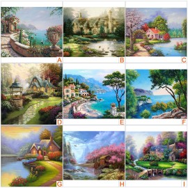 Round Diamond Rhinestones 5D DIY Diamond Painting for Home Wall Decor