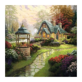 Round Diamond Rhinestones 5D DIY Diamond Painting for Home Wall Decor