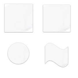 Home Use Soft Acrylic Mirror Wall Decoration Waterproof Broken-Resistant High Definition Reflective Mirror