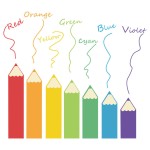 DIY Wall Decals Colorful Pencils Shaped Theme Boys Kids Room Wall Stickers Removable Vinyl Wall Art Decor for Home Kindergarten Nursery Decorations