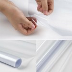 Non-adhesive Frosted Film Glass Window Door Film Bathroom Office Privacy Film
