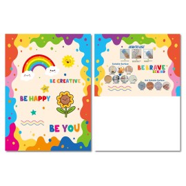 3 Sheets Cute Wall Decals DIY English Inspirational Phrases Theme Boys Kids Room Wall Stickers Removable Vinyl Wall Art Decor for Home Kindergarten Nursery Decorations