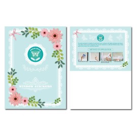 4 Sheets Anti-Collision Window Stickers DIY Butterfly Theme Window Clings Removable PVC Glass Stickers for Bird Strikes