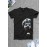 Black Abstract Graphic Print Short Sleeve Men's Tee