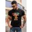 Black BACK Teddy Bear Print Short Sleeve Men's T-shirt