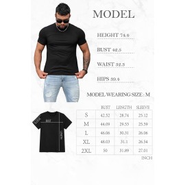 Black US Flag Printed Sheath Fit Short Sleeve Men's Graphic Tee