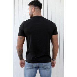 Black Racing Is My Life Graphic Print V Neck Men's T Shirt