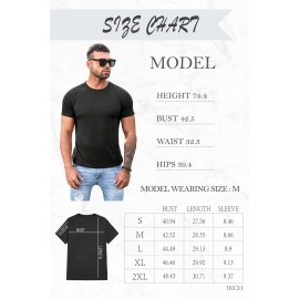 Gray Cat Letter Graphic Print Short Sleeve Men's T Shirt