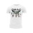 White Wild Soul Western Graphic Print Slim Fit Men's T Shirt