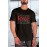 Black Valentine LOVE Letter Print Short Sleeve Men's T-shirt