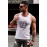 White Racing Vehicle O Neck Racerback Men's Tank Top