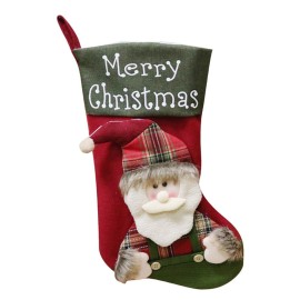 Christmas New Style Creative Christmas Socks Gift Bag Christmas Tree Pendant Christmas Decoration  For Christmas Party Decorating