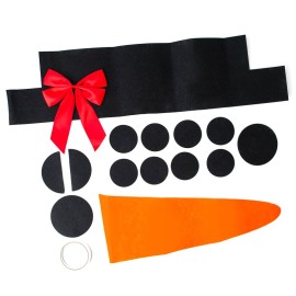 DIY Christmas Snowman Decoration 16 Piece Set Outdoor Garage Door Decoration