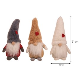 Christmas Decoration Doll Couple Forest Man Standing Pose Doll Christmas Tree Party Decoration
