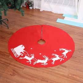 40 Inch Christmas Tree Skirt Reusable Xmas Tree Skirt for Christmas Decorations Happy Thanksgiving Day Wedding Holiday Festivals Gift