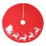 40 Inch Christmas Tree Skirt Reusable Xmas Tree Skirt for Christmas Decorations Happy Thanksgiving Day Wedding Holiday Festivals Gift