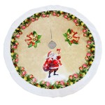 38 Inch Large Christmas Tree Skirt Reusable Xmas Tree Skirt for Christmas Decorations Tree Ornaments Holiday Festivals Gift Home Decorations