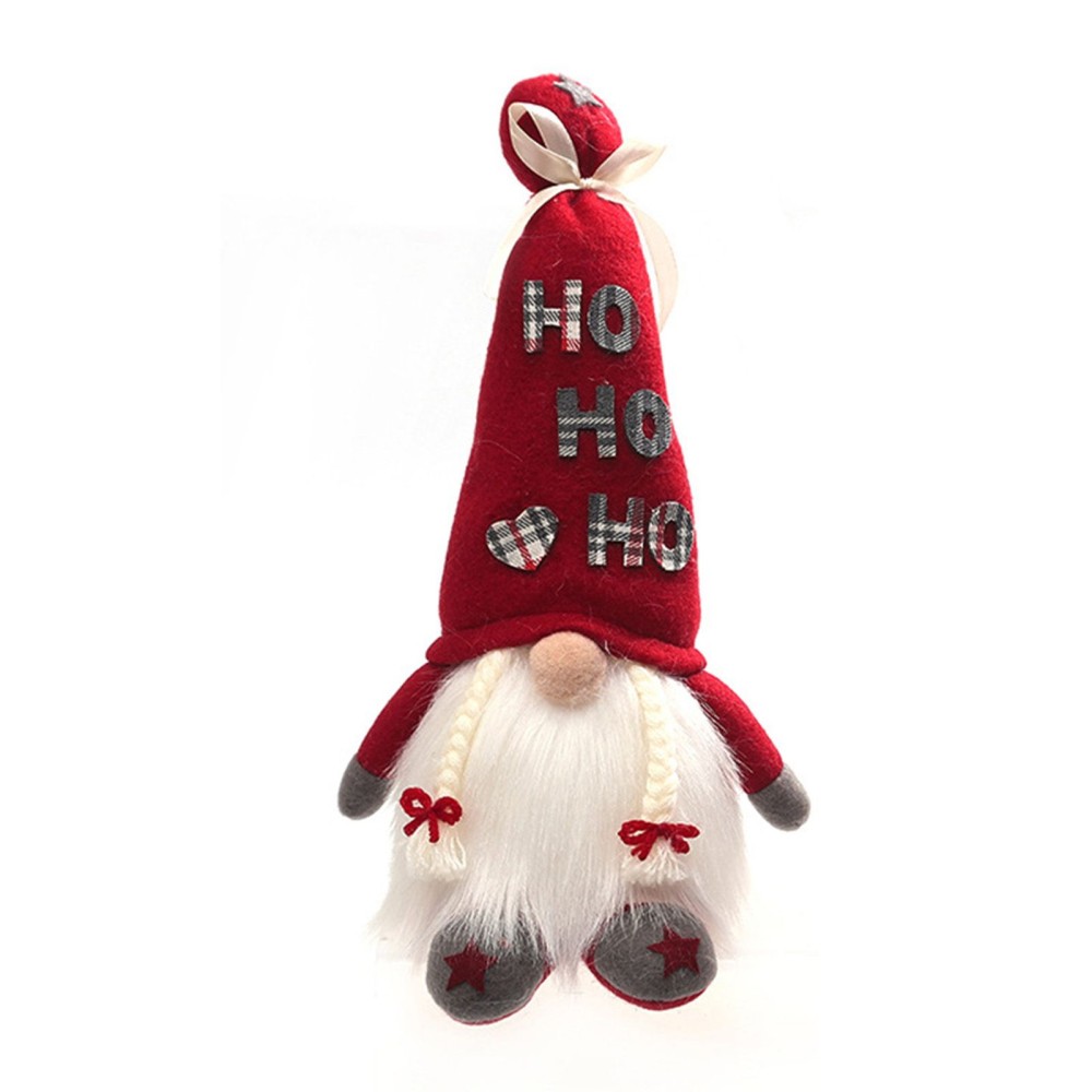 Forest Elder Ornament with Light Rudolph the Gnome Faceless Doll Ornament Christmas Decoration Holiday Decoration Home Ornament Red Hat