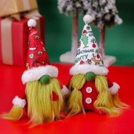 Christmas Gnome Plush Doll Decoration Elf Ornament Christmas Party Gifts Winter Ornament Winter Dinner Table Decor for Holiday Festivals