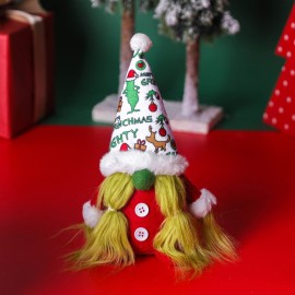 Christmas Gnome Plush Doll Decoration Elf Ornament Christmas Party Gifts Winter Ornament Winter Dinner Table Decor for Holiday Festivals