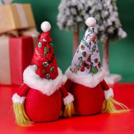 Christmas Gnome Plush Doll Decoration Elf Ornament Christmas Party Gifts Winter Ornament Winter Dinner Table Decor for Holiday Festivals