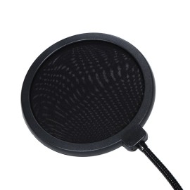 Microphone Pop Strainer Mic Shield Dual Layer Singing Windscreen Professional Mic Studio Pop Strainer