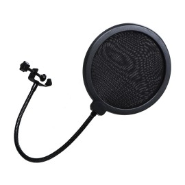 Microphone Pop Strainer Mic Shield Dual Layer Singing Windscreen Professional Mic Studio Pop Strainer