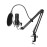 USB 192kHZ/24bit Podcast Recording Microphone Kit Professional Condenser Studio Broadcasting MIC with Stand Plug & Play For Gaming Chatting Speech