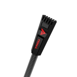 TSP201 Desktop Capacitive Microphone USB Noise Reduction Computer Microphone with RGB Light Effect for Gaming Live Streaming​​