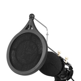 USB Condenser Microphone Recording Microphone Kit Karaoke Voice Microphone USB Drive-free Microphone with Tripod