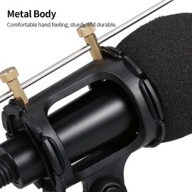 USB Condenser Microphone Recording Microphone Kit Karaoke Voice Microphone USB Drive-free Microphone with Tripod