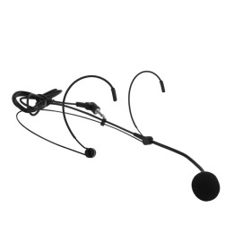 Uni-Directional Head-mounted Headworn Headset Ear-hook Microphone Mic Flexible Wired Boom for Voice Amplifier Amp Loudspeaker