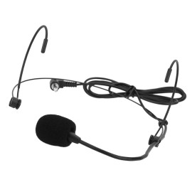 Uni-Directional Head-mounted Headworn Headset Ear-hook Microphone Mic Flexible Wired Boom for Voice Amplifier Amp Loudspeaker