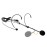 Uni-Directional Head-mounted Headworn Headset Ear-hook Microphone Mic Flexible Wired Boom for Voice Amplifier Amp Loudspeaker