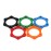 5pcs Rubber Wireless Handheld Microphone Anti-rolling Protection Ring