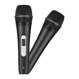 Handheld Wired Dynamic Microphone Mic XLR Cable 6.35mm Plug for Karaoke Singing Network Broadcast Live Streaming Speech with 5 Meters Audio Wire